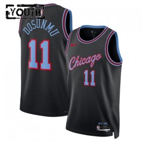 NBA Børn Trøje Chicago Bulls Ayo Dosunmu 2025-26 Nike City Edition Sort Swingman